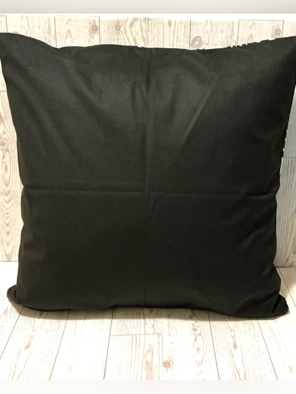 Two Black & White Tribal Silhouette Decorative Accent Pillow Covers